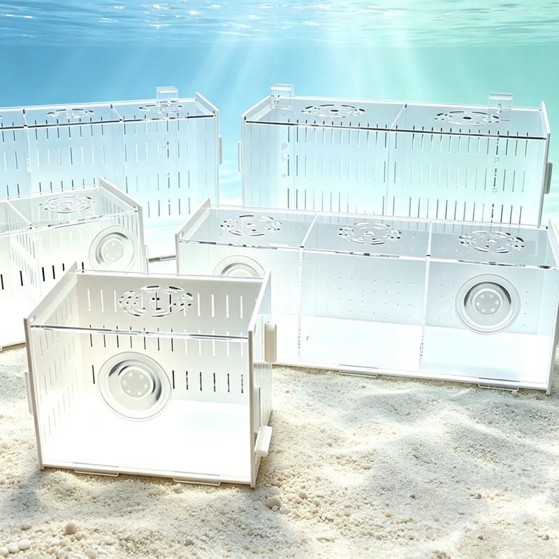 Aquarium Fish Parrot - Isolation Fish Tank Separator with Lid