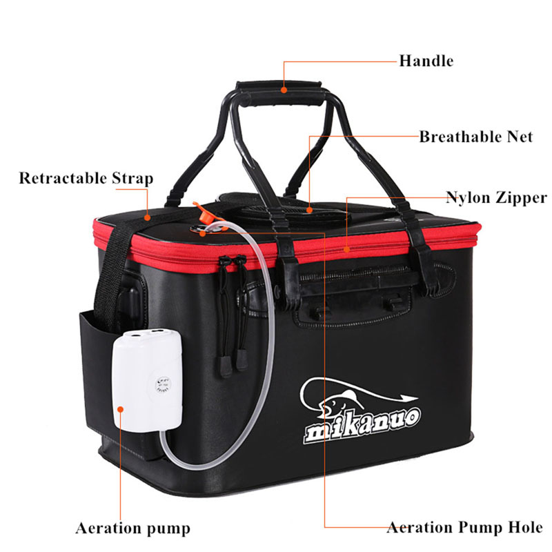 Fishing Bucket Folding Thicken - Aquarium Fish Bowl recension och pris