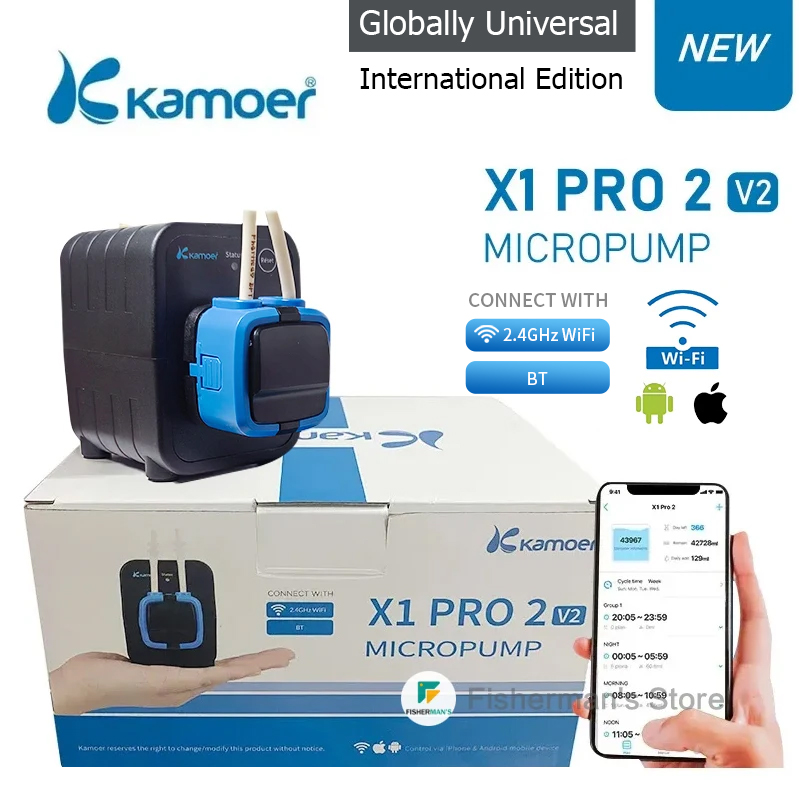 Kamoer X1 PRO 2 V2 WiFi Blueto - Aquarium Fish Quarantine recension och pris