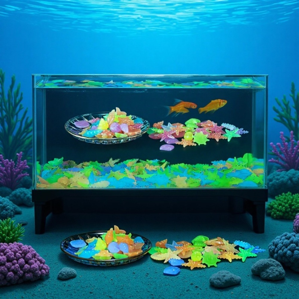 Glowing Luminous Ocean Stones  - Aquarium Fish Quarantine recension och pris
