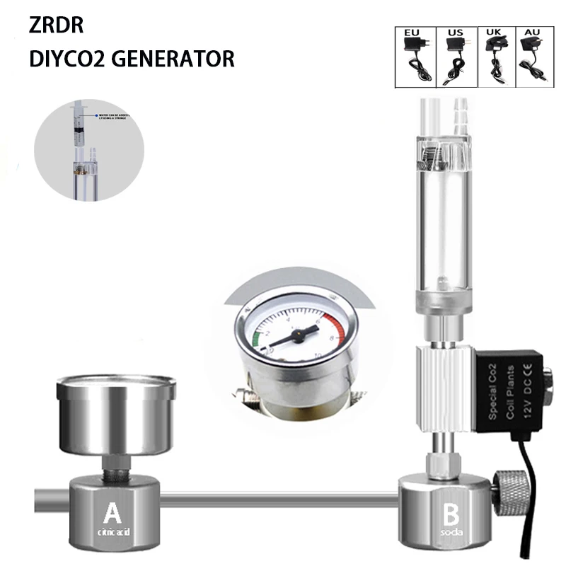 Aquarium DIY CO2 Reactor Gener - Co2 Diffuser Planted recension och pris