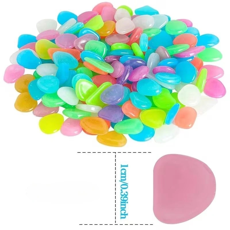 50-200pcs Glow in The Dark Peb - Aquarium Fish Bowl recension och pris