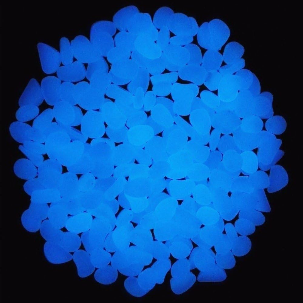 Fish Tank Rocks Glow Blue Pebb - Aquarium Fish Bowl recension och pris