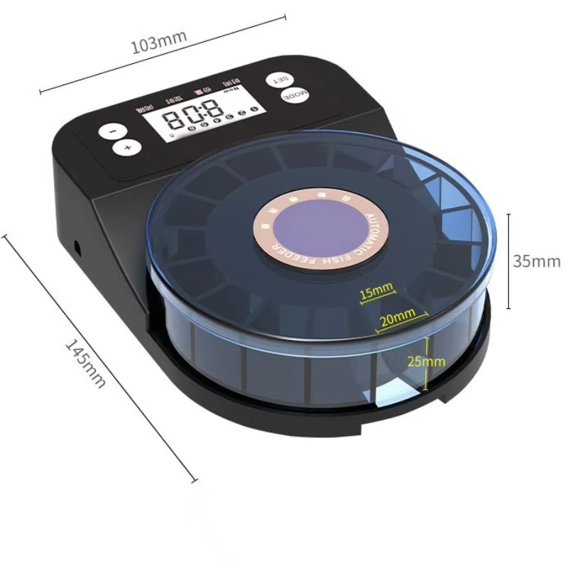 Rechargeable Automatic Fish Fe - Aquarium Fish Big Size recension och pris