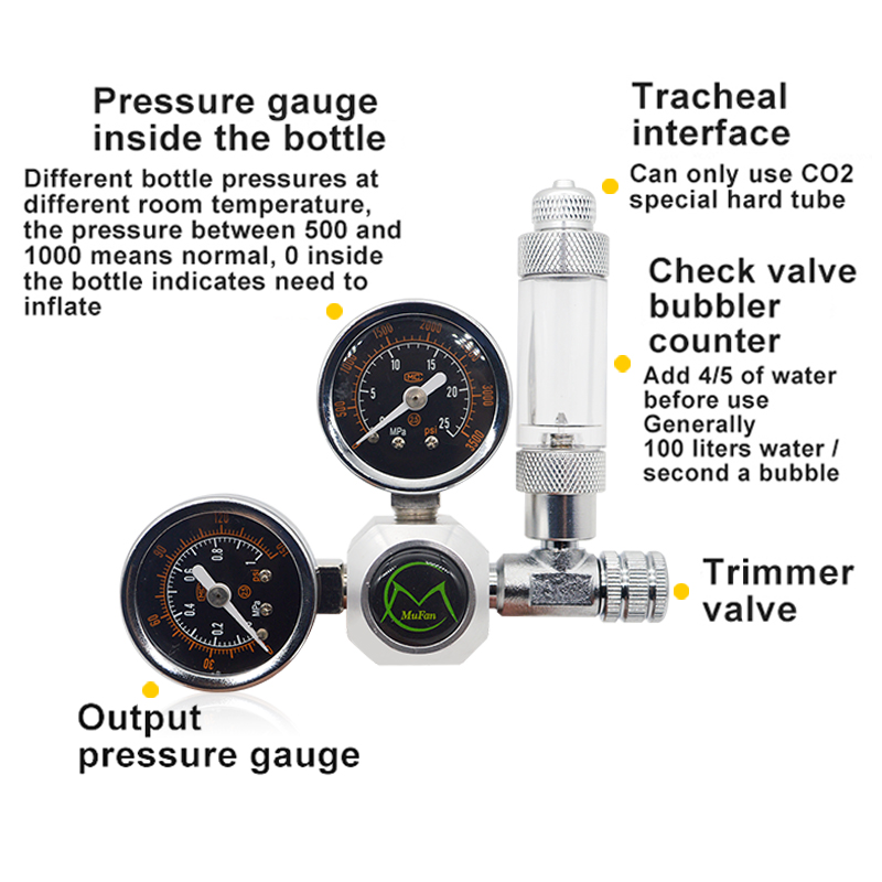 Aquarium CO2 Regulator Magneti - Aquarium Fish Quarantine recension och pris