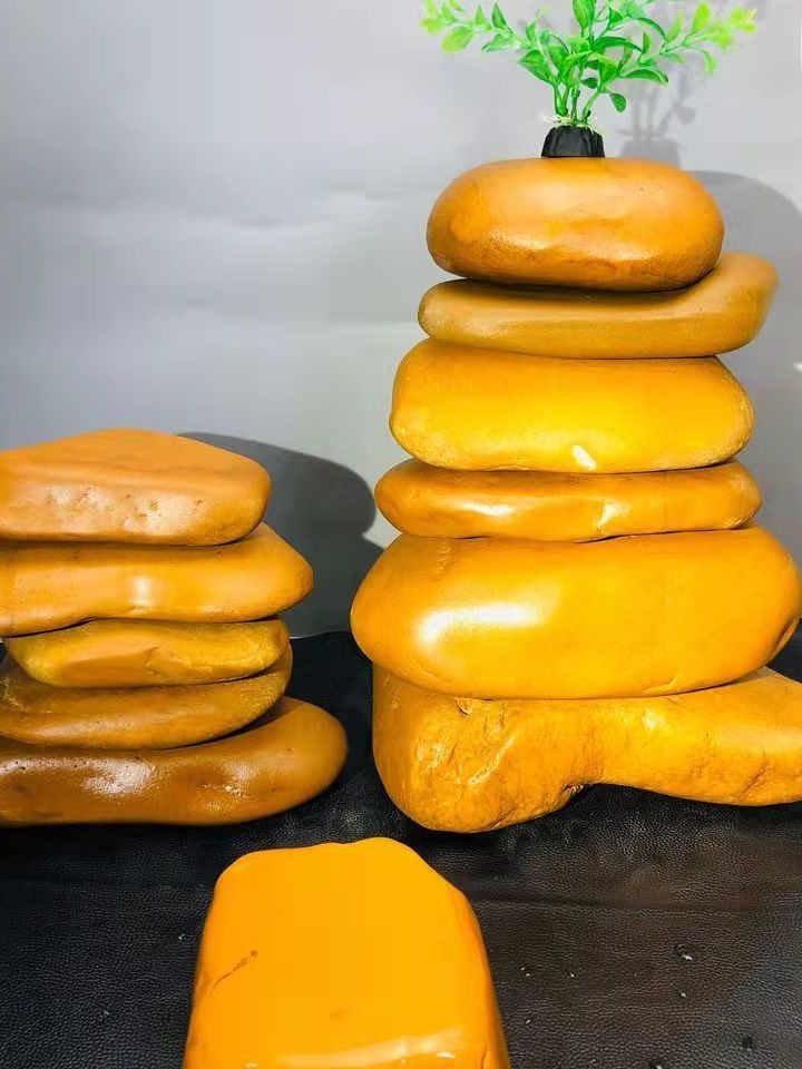 Natural Yellow Wax Stone Turtl - Aquarium Fishland recension och pris