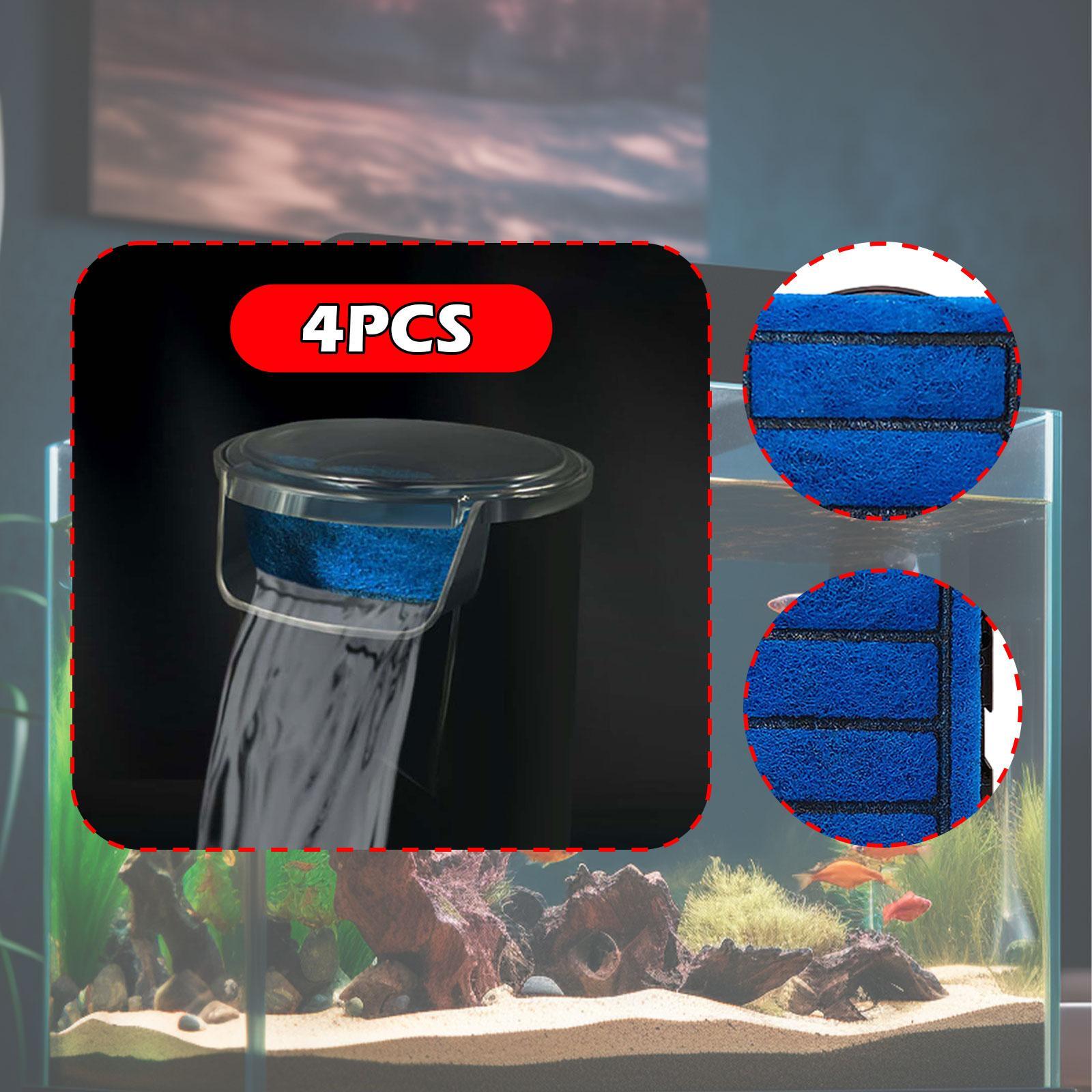 4 Pieces Tank Filter Cartridge - Fish Tank Filter Aquarium recension och pris